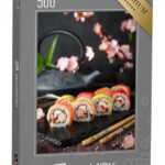 puzzleYOU Puzzle Sushi mit Lachs, Thunfisch, Garnele, Frischkäse, 500 Puzzleteile, puzzleYOU-Kollektionen Sushi