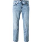 7 for all mankind Herren Jeans blau Baumwoll-Stretch