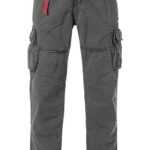 ALPHA INDUSTRIES Herren Cargohose grau Baumwolle