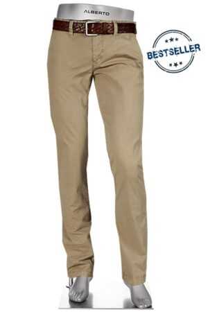 Alberto Herren Chino beige Baumwolle