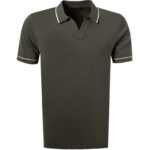 BOGGI MILANO Herren Polo-Shirt grün