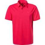 BOGNER Herren Polo-Shirt rosa Baumwoll-Piqué