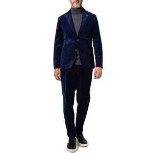 BOSS Black Herren Anzüge blau Slim Fit