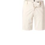 BOSS Black Herren Shorts beige Baumwolle