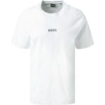 BOSS Green Herren T-Shirts weiß Baumwolle