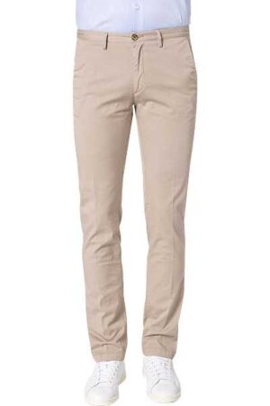 BOSS Herren Chino beige Baumwolle