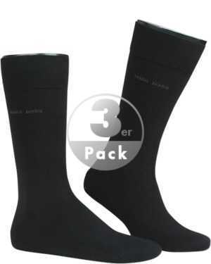 BOSS Herren Socken schwarz Baumwolle & Mix unifarben