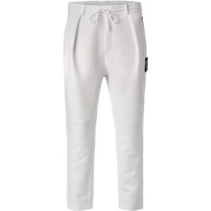 BOSS Herren Sweatpants weiß Baumwolle