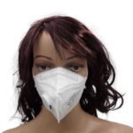BURI Verkleidungsmaske 1x Faltmaske mit Ventil Mundschutz FFP2 NR Schutzmaske