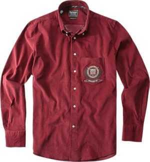 Barbour Herren Hemd rot Cord