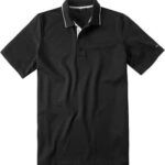 Brax Golf Herren Polo-Shirt schwarz Mikrofaser