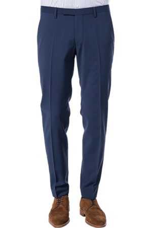 CINQUE Herren Hose blau Schurwolle Slim Fit