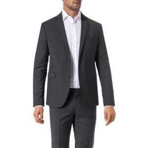 CINQUE Herren Sakko grau Schurwoll-Stretch Slim Fit