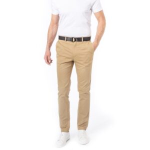 Calvin Klein Herren Hosen beige Baumwolle Slim Fit