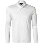 EMPORIO ARMANI Herren Polo-Shirt weiß Baumwoll-Jersey