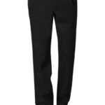 Eurex by Brax Herren Bundfaltenhose schwarz Baumwolle