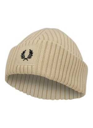 Fred Perry Herren Mützen/Caps/Hüte beige Baumwolle & Mix