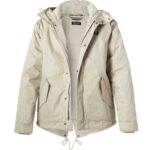 Fred Perry Herren Parka beige Baumwolle unifarben