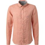 Fynch-Hatton Herren Hemd orange Leinen