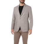 HACKETT Herren Sakko beige Leinen