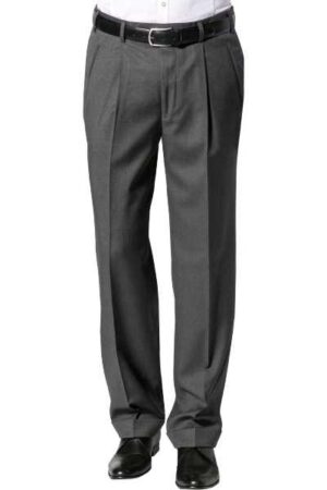 HILTL Herren Hose grau Schurwolle Classic Fit