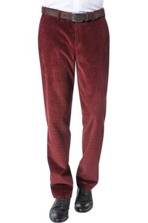 HILTL Herren Hose rot Cord