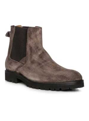 Hamlet Herren Chelsea Boots braun Velours