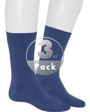 KUNERT Men Herren Socken blau Baumwolle & Mix unifarben