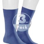 KUNERT Men Herren Socken blau Baumwolle & Mix unifarben