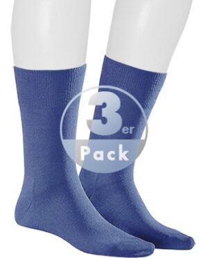 KUNERT Men Herren Socken blau Baumwolle & Mix unifarben