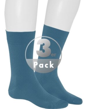 KUNERT Men Herren Socken blau Baumwolle & Mix unifarben