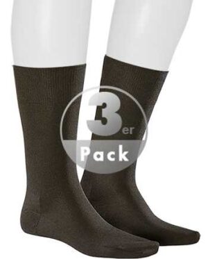 KUNERT Men Herren Socken braun Mikrofaser/Funktion unifarben