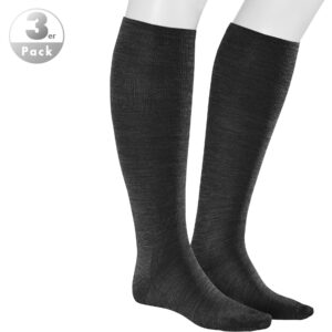 KUNERT Men Herren Socken grau Baumwolle & Mix unifarben