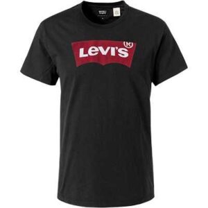 Levi's® Herren T-Shirt schwarz Baumwolle