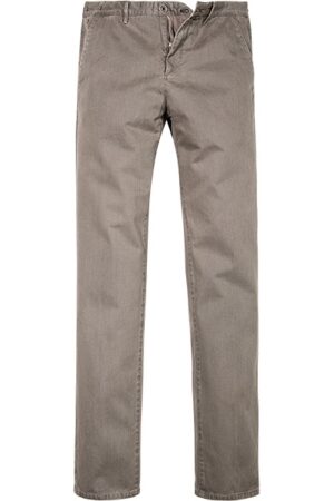 Marc O'Polo Herren Chino grau Baumwolle meliert Slim Fit