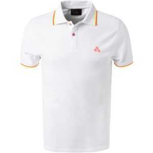 PEUTEREY Herren Polo-Shirt weiß Baumwoll-Piqué