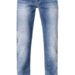 Pepe Jeans Herren Jeans blau Baumwolle Slim Fit