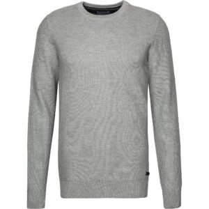 Pierre Cardin Herren Pullover grau Baumwolle unifarben