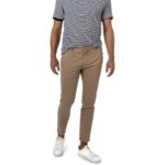 Strellson Herren Chino beige Baumwolle Slim Fit