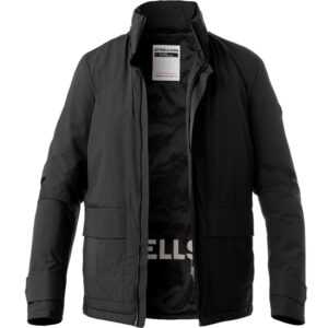 Strellson Herren Jacke schwarz Mikrofaser unifarben