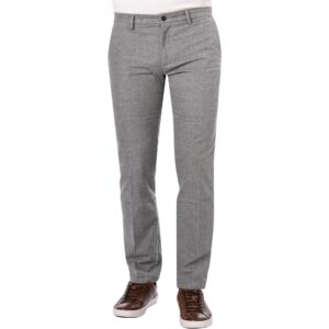 Tommy Hilfiger Herren Chino grau Baumwolle