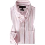 Tommy Hilfiger Herren Hemd rosa Oxford gestreift