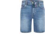 Tommy Hilfiger Herren Jeansshorts blau Baumwoll-Stretch