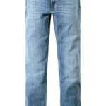 Wrangler Herren Jeans blau Baumwoll-Stretch