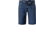 Wrangler Herren Jeansshorts blau Baumwoll-Stretch