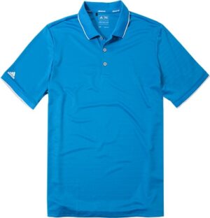 adidas Golf Herren Polo-Shirt blau Mikrofaser