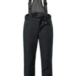 maier sports Herren Skihose schwarz Mikrofaser