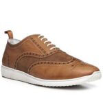 rosso e nero Herren Sneaker braun Velours